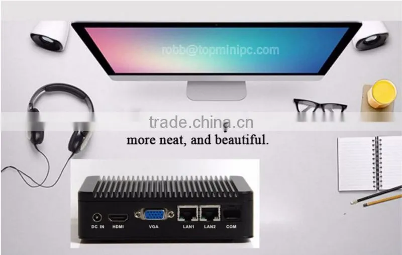 Industry computer i3 Fanless Industry Mini PC with Intel dual Core i3 4010u 1.7G Intel HD4K resolution 2*MSATA+SATA