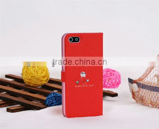 leather case for iPhone 5 case (GF-IP5-09)