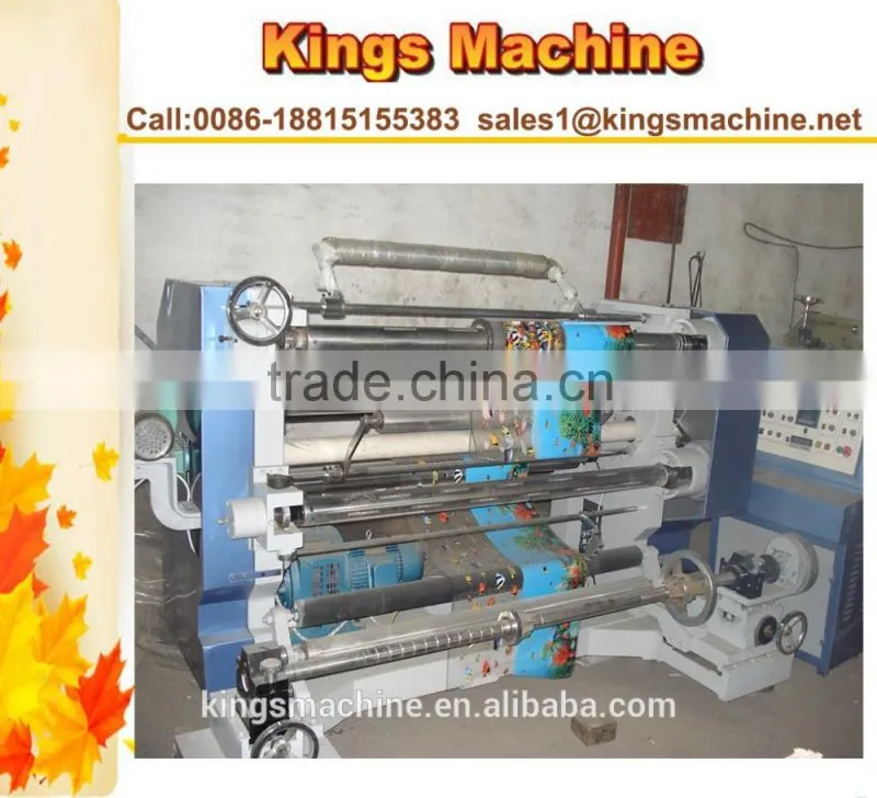 Fully Automatic Thermal Paper Slitting Machine , 1300mm Slitting Rewinding Machine, Slitter Rewinder(Kings brand)