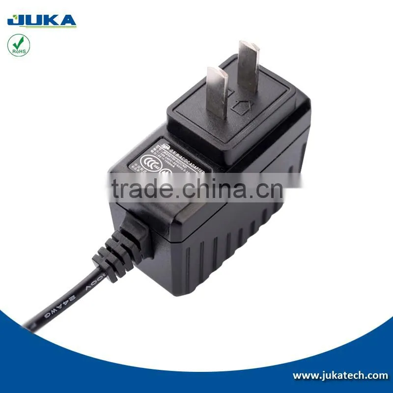 EU US AUS UK plug fixed wallmount or interchangeable plug 12v 0.5a 6W ac/dc Power Adapter