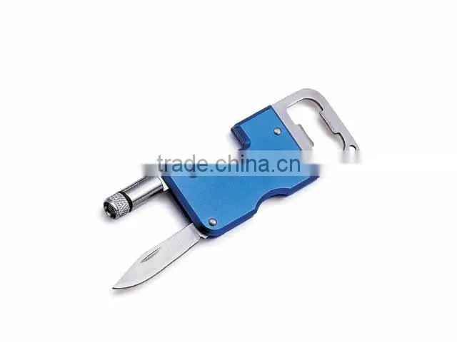 3 In 1 German Style keychain Multi-function Bottle Opener with LED Light
