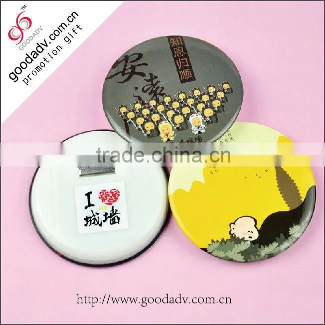 2015 Custom novelty round shape fridge magnet bottle opener