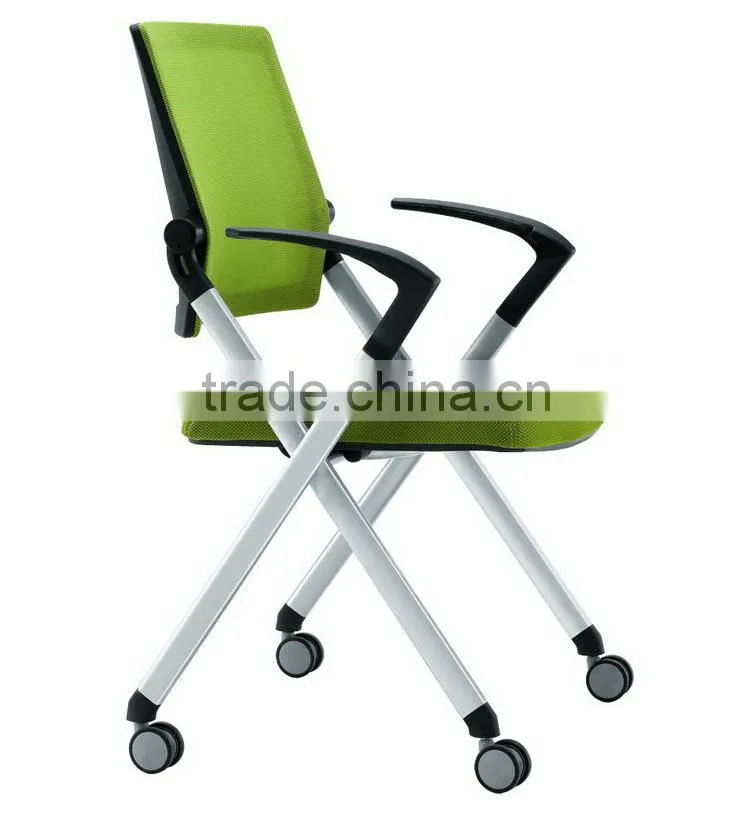 Sunshine Furniture Factory Cheap Pu Office Chair Adjustable Folding Armrest
