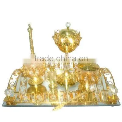 2014 fancy & nice metal tea set & gift souvenir T039