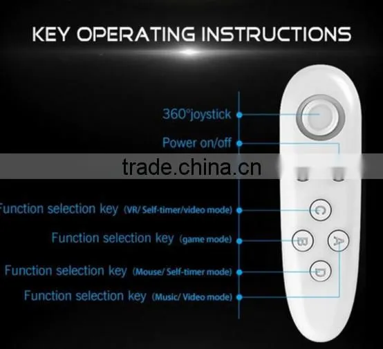 Virtual Reality 3D Glasses Cardboard Movie Game+Remote Controller(optional) 2016 Smartphone