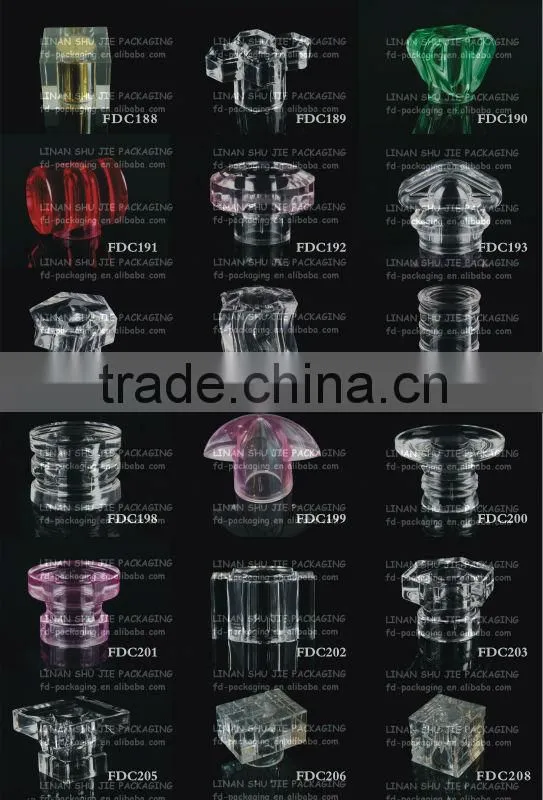 Perfume cap, plastic cosmetic cap