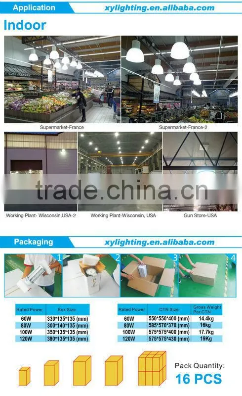 E39 base 60w 80w 100w 120W Led UL Corn bulb