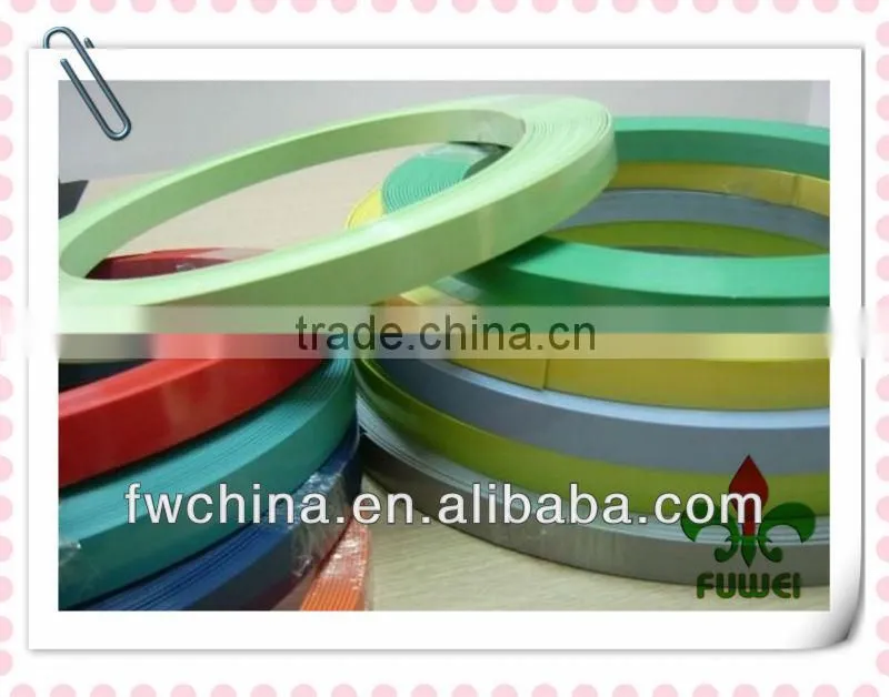 furniture unicolor PVC edge banding in China