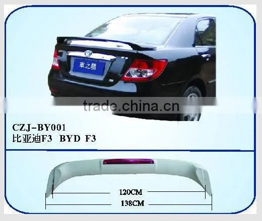 ABS REAR SPOILER FOR BYD F3
