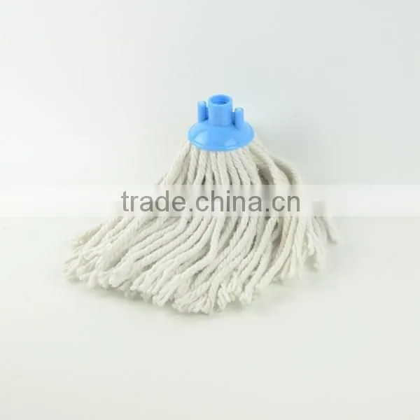 cotton/microfiber mop head with plastic socket