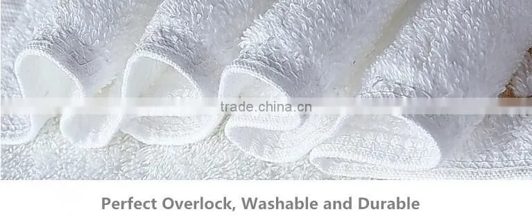 Egyptian Cotton Wholesale Factory Price White Hotel Embroidery Bath Towels