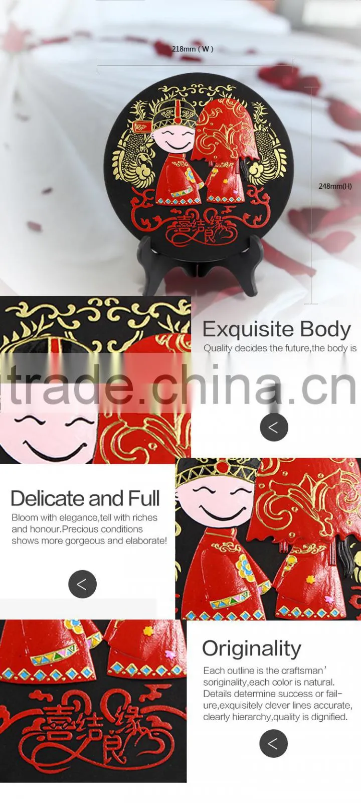 Souvenir items wedding valentines day gifts for newly married couple