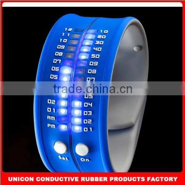 New arrival best silicone led watch of special design various color
