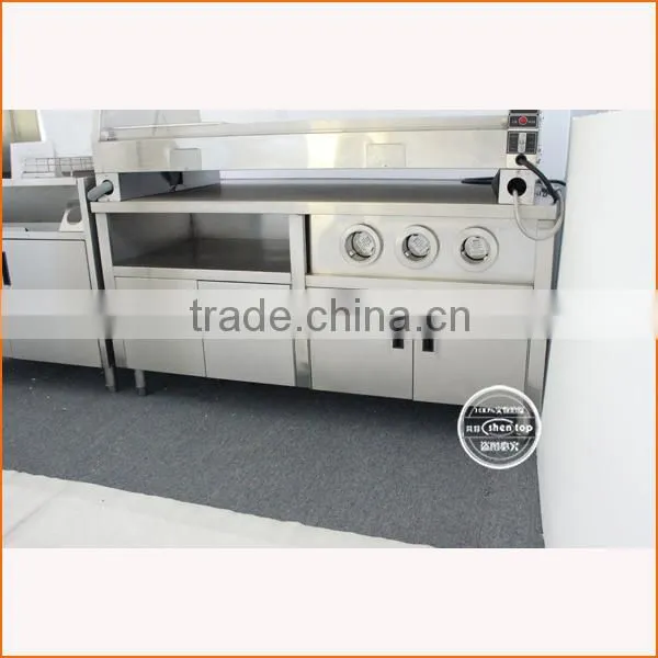 Shentop Commercial restaurant equipment working bench STPP-WS05 fast food restaurants working table center island work bench
