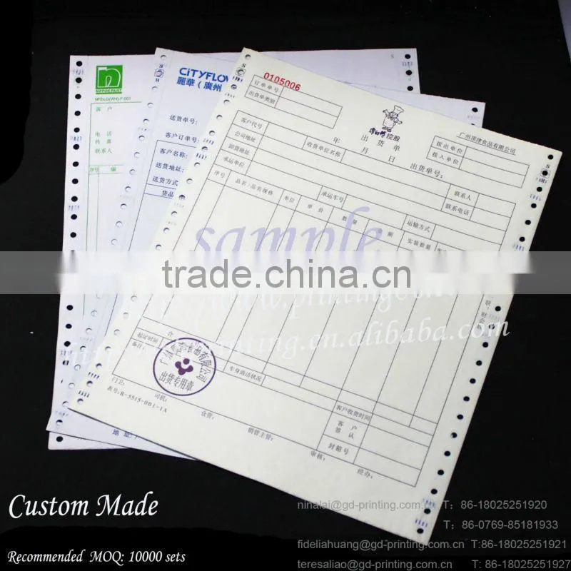 carbonless ncr paper printing goods delivery note