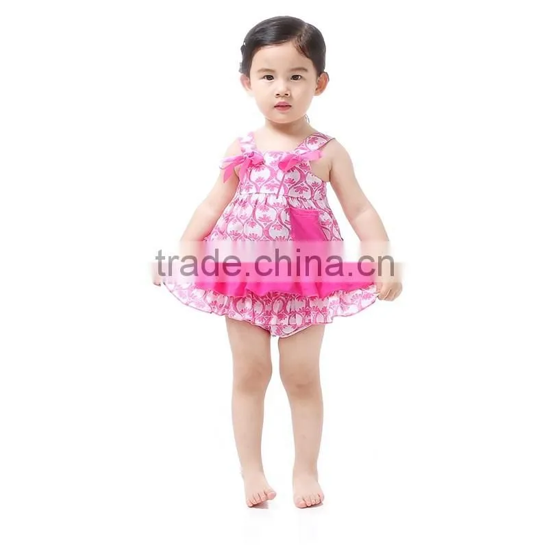 newborn baby girls cotton clothing black printing flower baby rompers boutique rompers for toddler