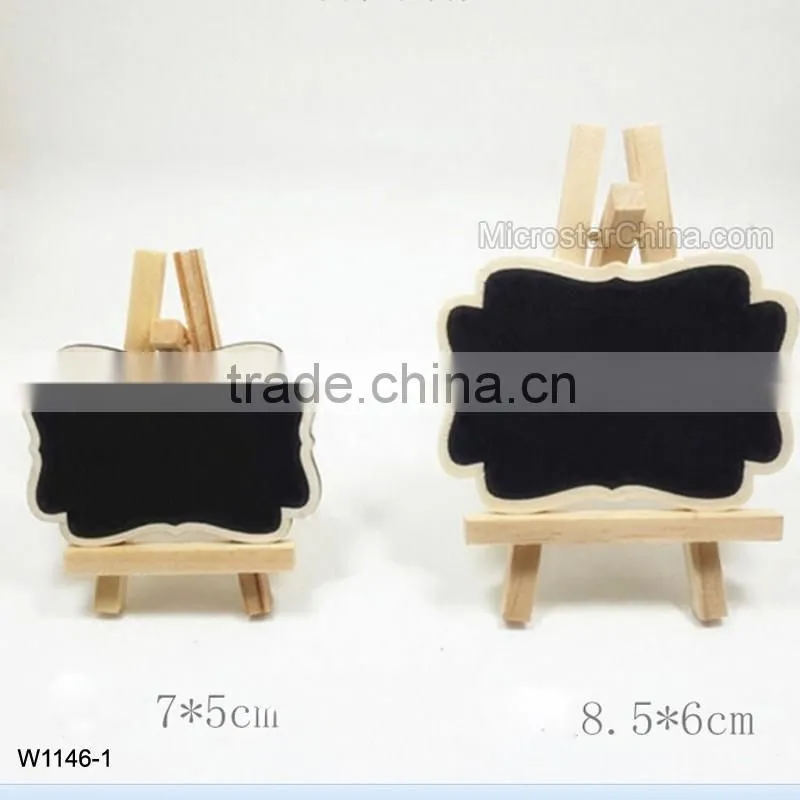 Creative mini blackboard inserted card standard price tag floral decoration inserted card seat license