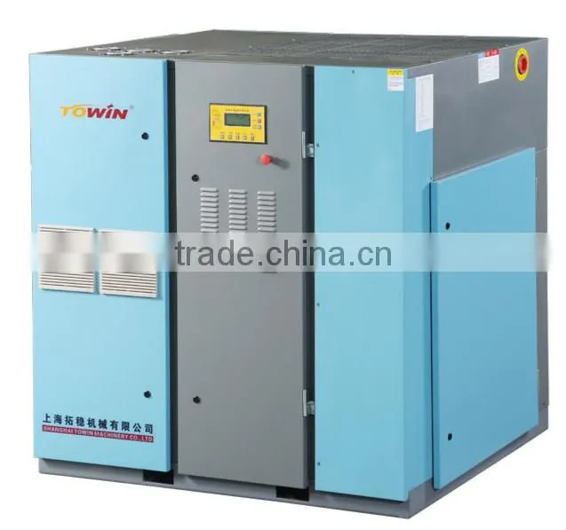 high flow oil less screw type air compressor