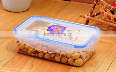 disposable food grade 400ml square shape plastic kitchen food container