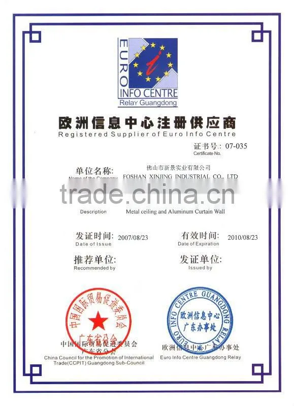 aluminum Bar gusset plate/composite ceiling tiles
