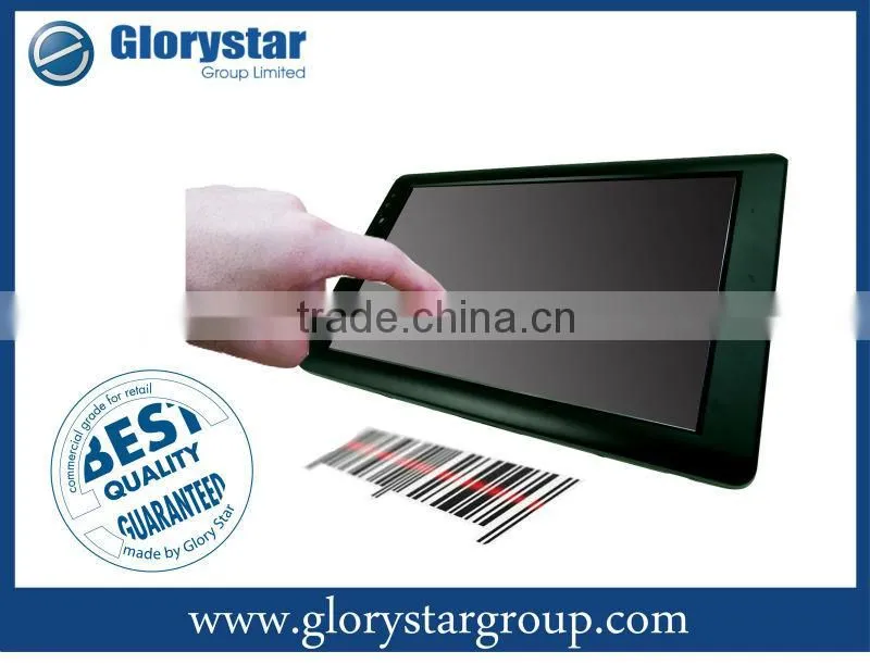 10.2" inch lcd display with barcode scanner or touch screen function