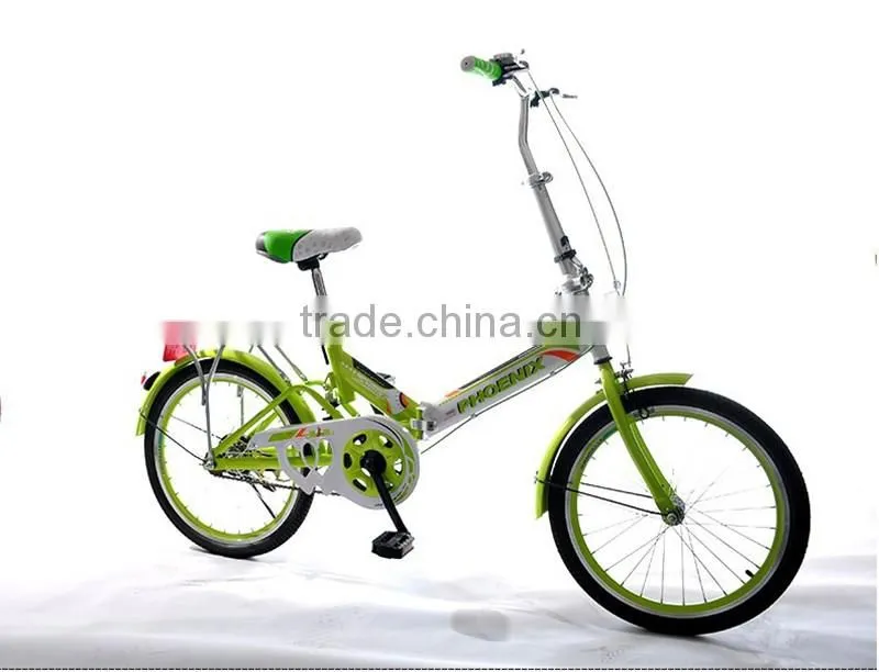 20-inch shock absorbing folding bike high carbon steel students bicycle