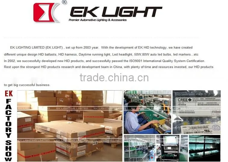 EK LIGHTING LTD 80W 50W led fog light round led led fog light projector h7 led fog light