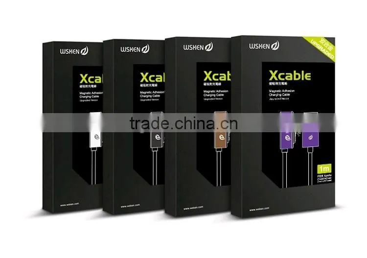 Original Wsken Xcable Double Metal Intelligent Version Magnetic Charging Cable For Sony Xperia Z3 Z2 Z1 Z3 Compact Z3 tablet