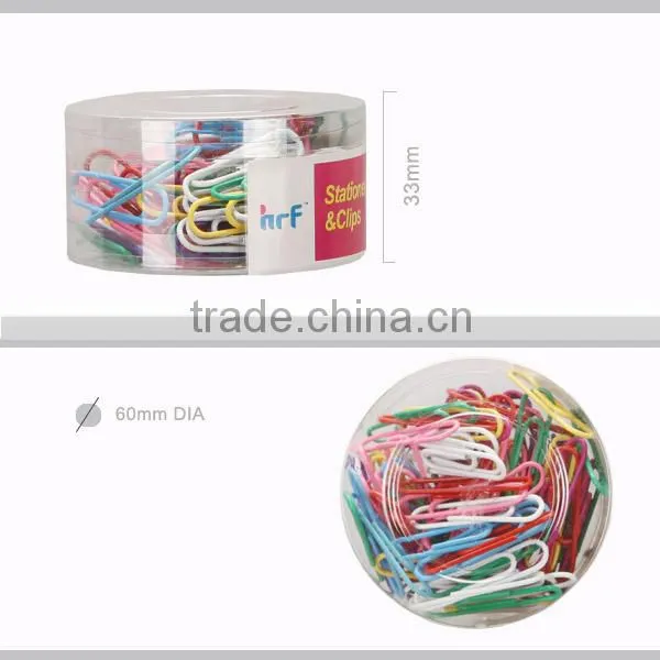 25mm Plastic Coated Paper Clip Set