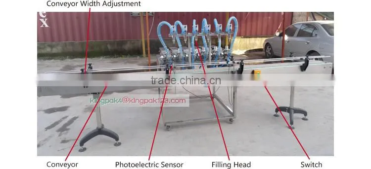 HP-6C Continuous Edibl And Olive Oil Bottle Filling Machine