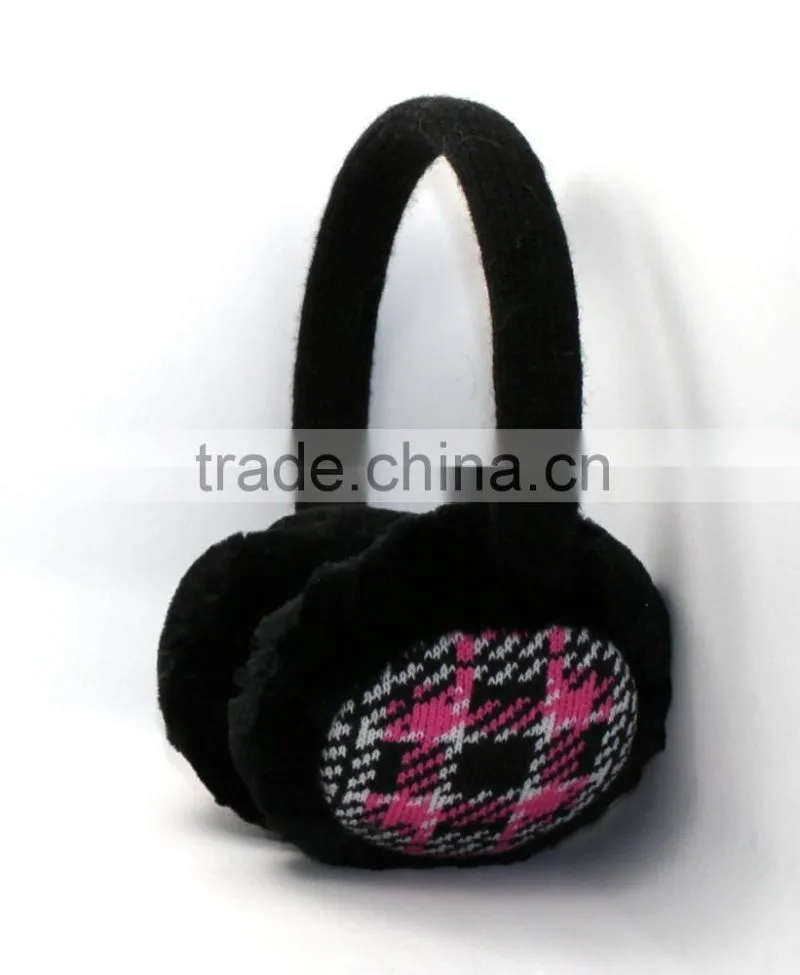 Best colorful headphone with sound clear earmuff headphone for winter