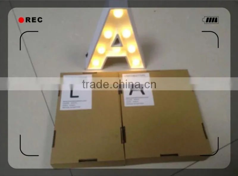 New LED Star Sign Marquee Light red white yellow night light Indoor Dorm Xmas gift Room