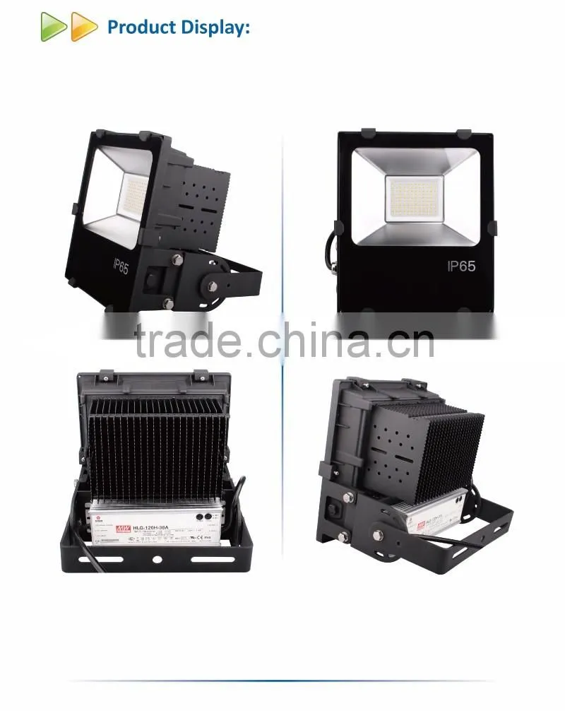 150W Fin-type interlock heat sink LED Flood Light