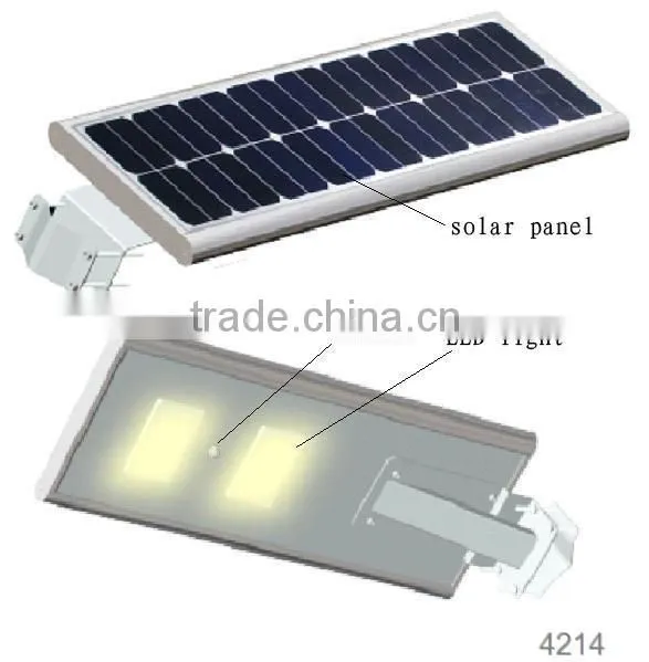 8w-150w led availble all in one solar street light used in yard