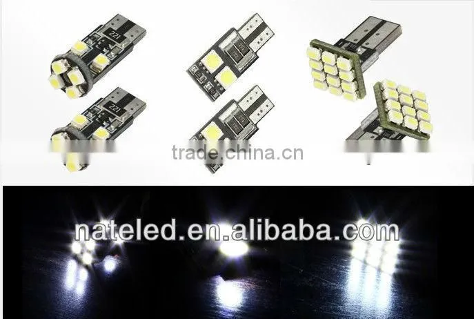 2014 HOTSALE CANBUS 5050 5SMD Decoding Auto Led Lamps BA9S Led Interior Lights