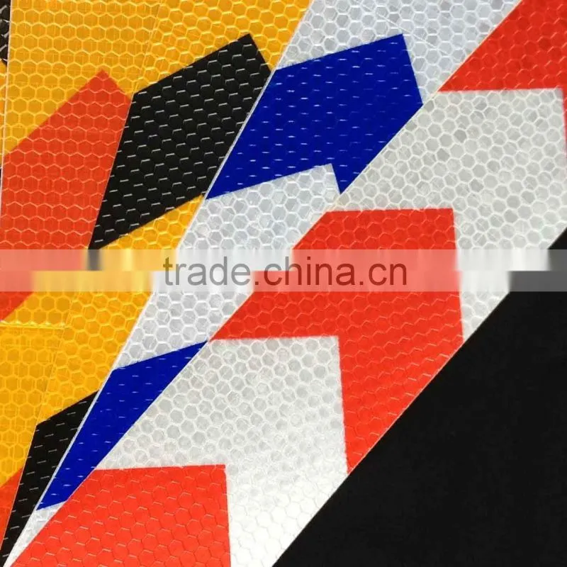 High Visibility Self-Adhesive PVC Reflective Direction Tape