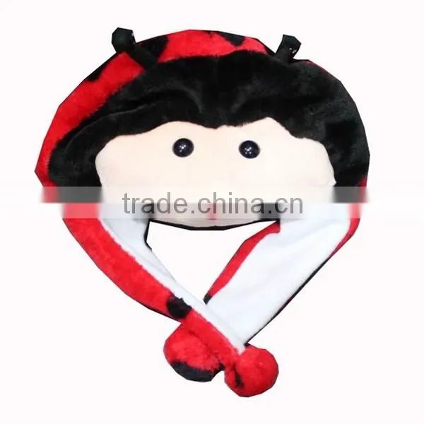 Cut plush Child hat for winter