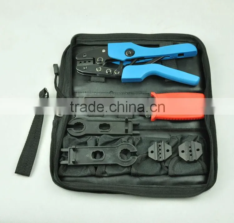 LSD AN-K2546B Good quality MC4 solar connector crimping tool kits, solar cable crimping tool box, used for 2.5~6mm2 solar wire.