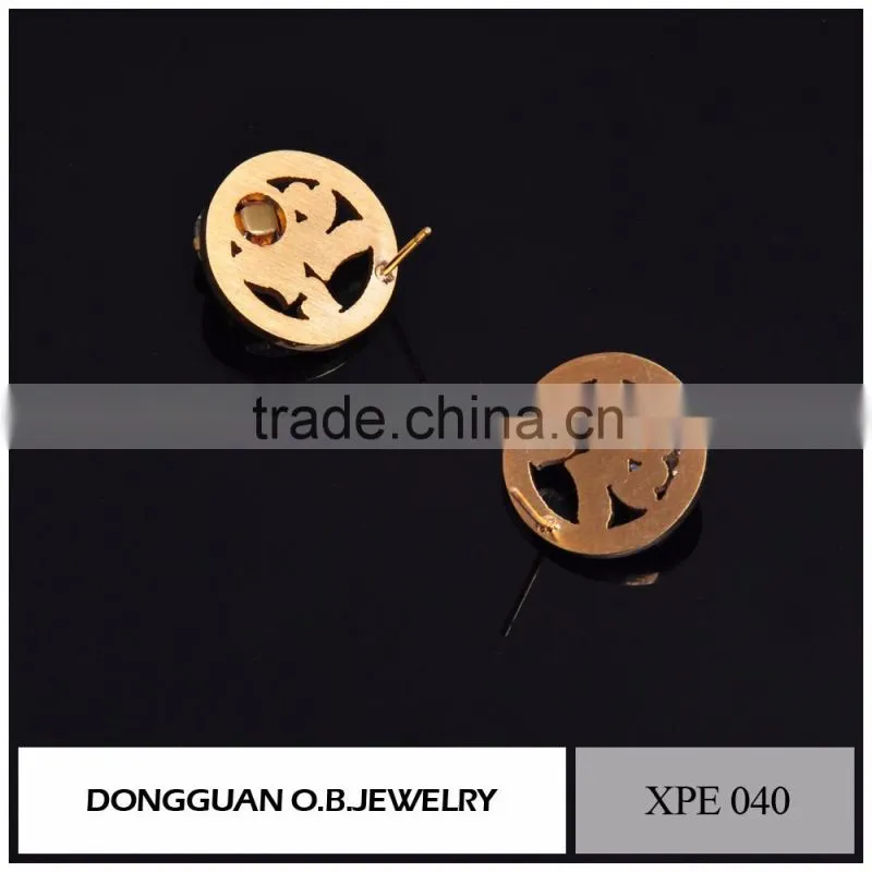 Bulk wholesale factory price stud earrings new 2016 latest gold earring designs