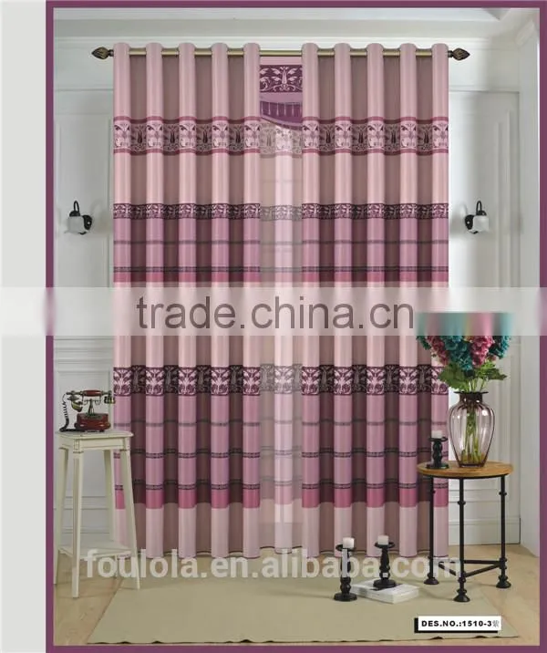 new curtains desgin printed fabric for curtain blackout fabric for curtain
