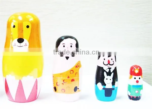 2016 new design wooden kids toy doll