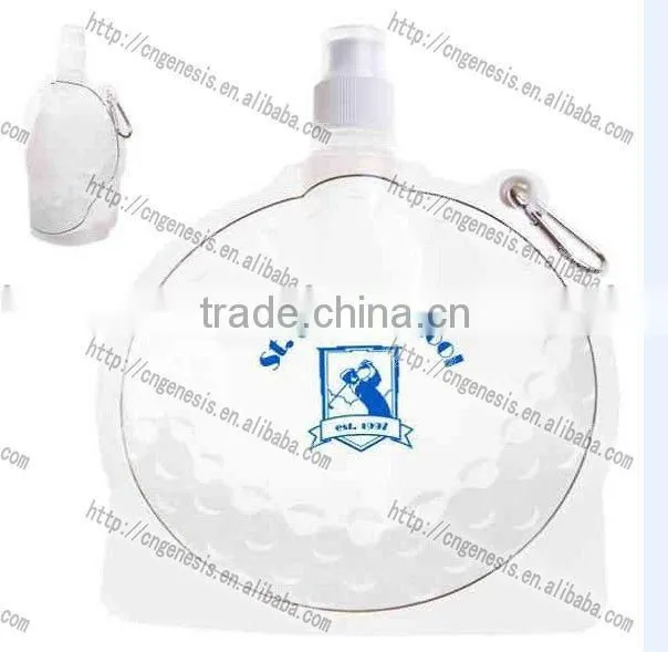 1 litre foldable plastic water bottle sports plastic bottle