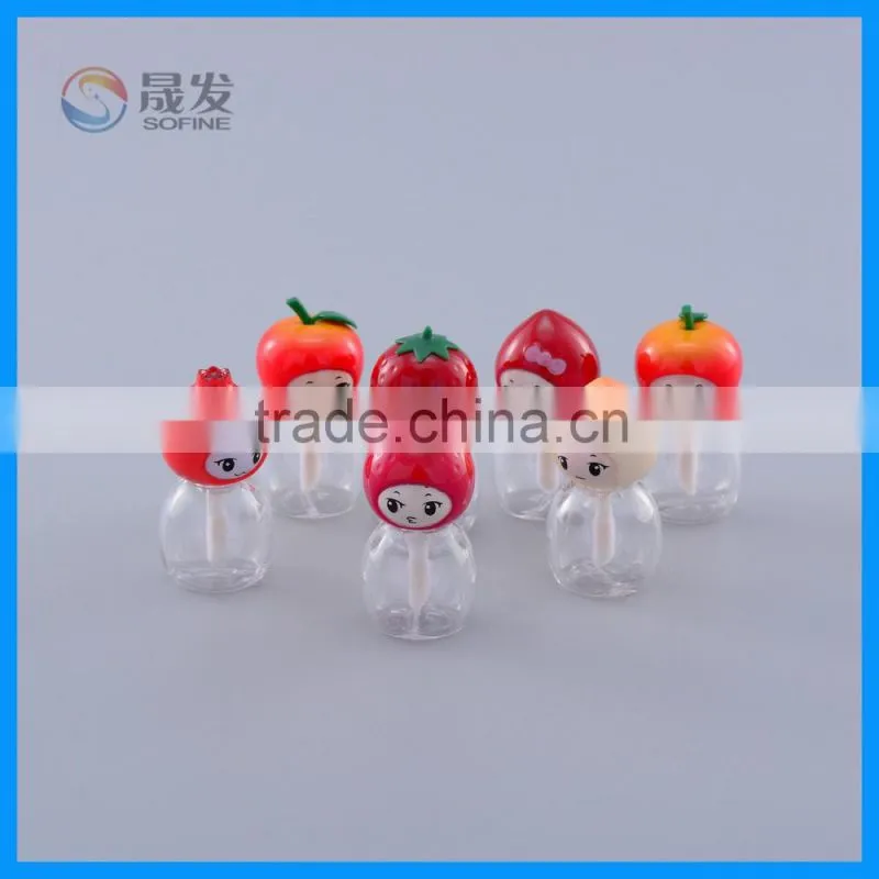 Cute Mini 3ML chirdlen kids lip gloss container