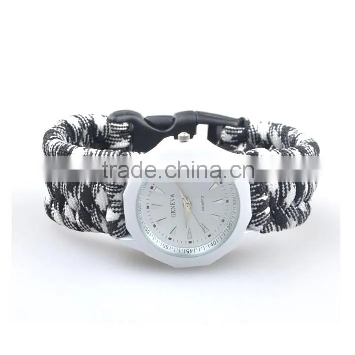 550 paracord bracelet with watch, paracord bracelet with firefighter, paracord bracelet with logo