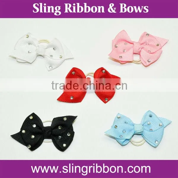 Hot Sale Now Handmade Ribbon Flowers Pet Ribbon Bows