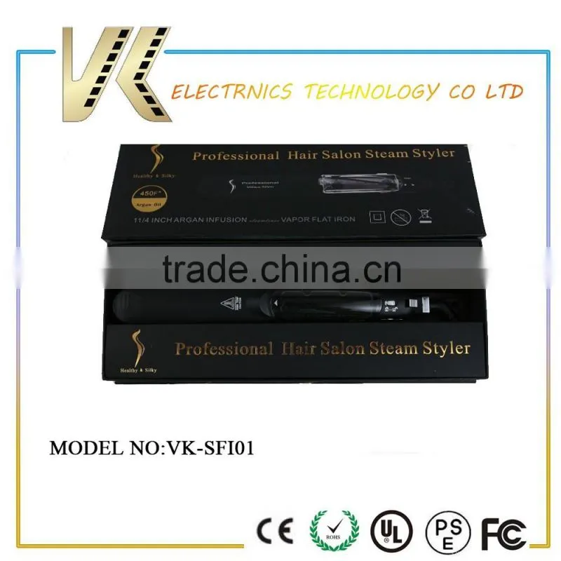 Professional new hair straightener with steam function