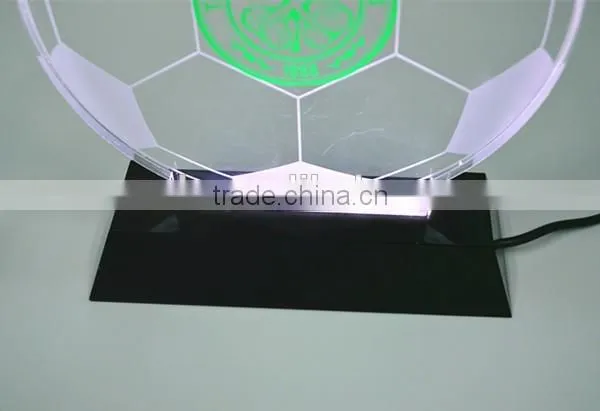 Top level professional manufacturer good craft acrylic display with light
