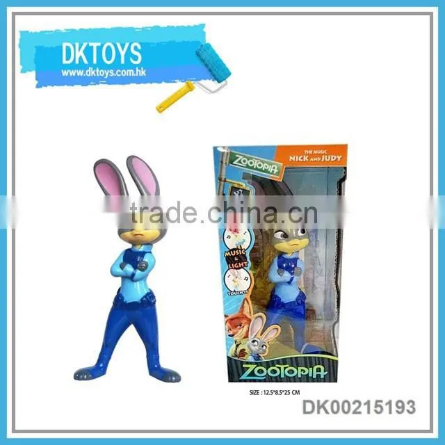 Funny design sensor b/o animal toys with music and light