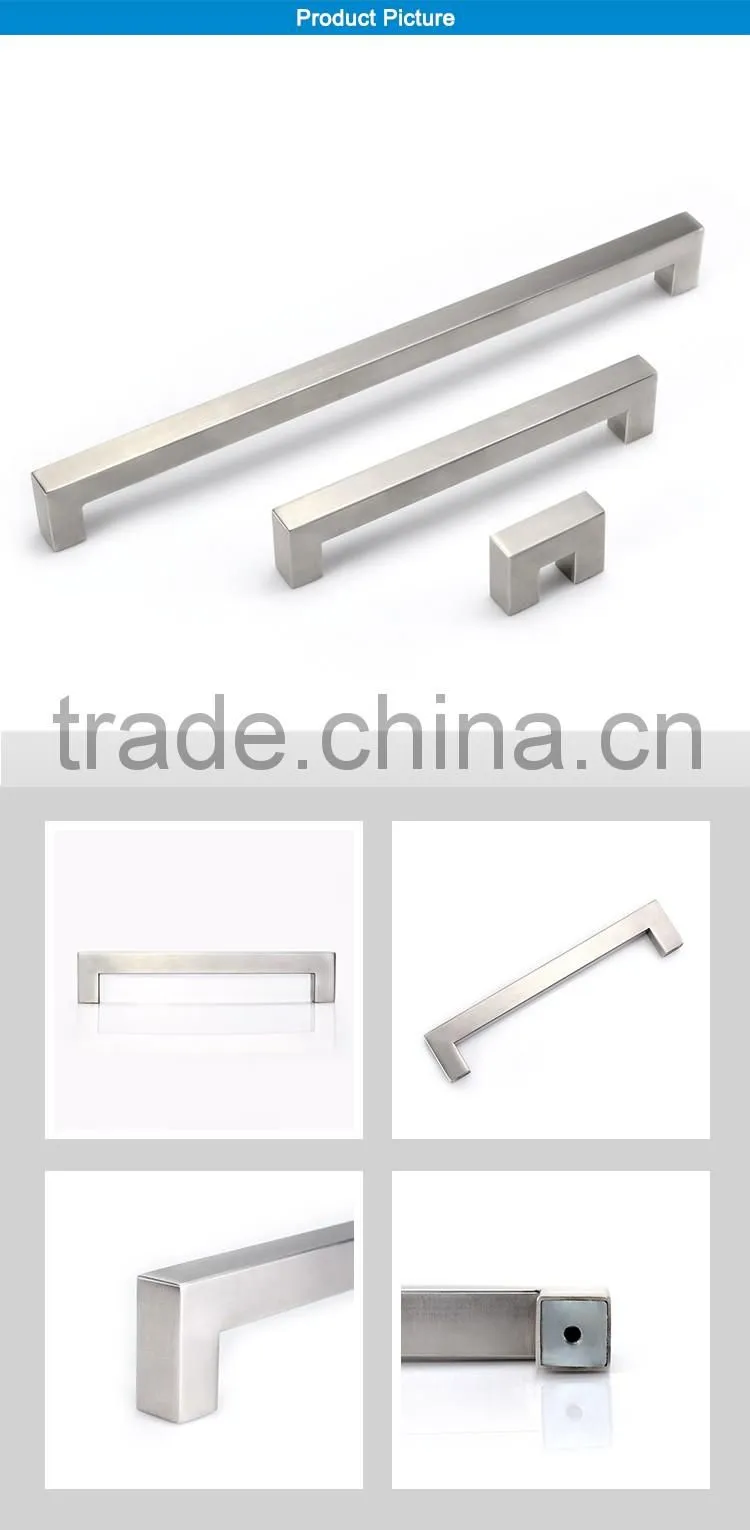 Delivery on time new solid stainless steel cabinet handles