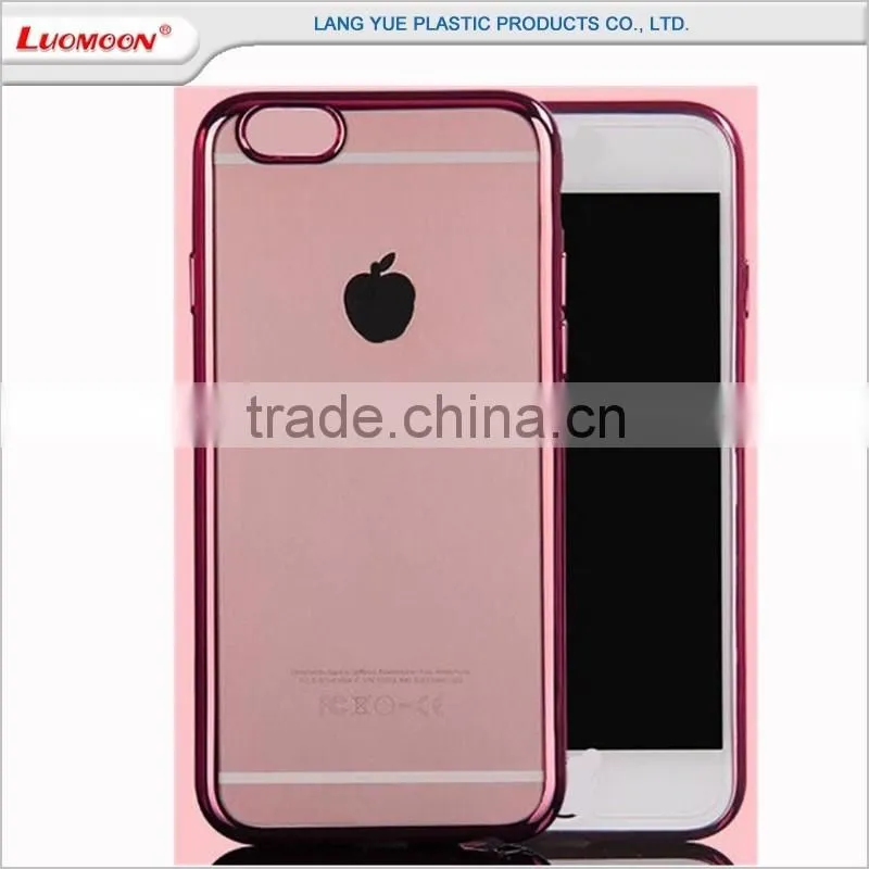 tpu electronplate phone case cover for iphone 4 5 6 7 s se plus